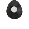 Applique murale en aluminium noir 22cm Fuji - NORR11