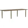 Table à dîner en chêne fumé clair 95 x 250 cm Oku - NORR11