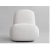101 COPENHAGEN - Fauteuil rembourré Toe - Blanc - Tissu bouclé - Desig...