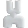 101 COPENHAGEN - Vase Cobra - Blanc - Céramique - Designer Tommy Hylda...
