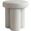 Tabouret en lin blanc Big Foot - 101 Copenhagen