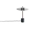 101 Copenhagen BULL-Lampe à poser 2 lumières Marble/Verre/Cuir H50cm