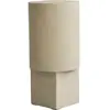 Table d'appoint en béton beige sable 25 x 25 cm Column - 101 Copenhage...