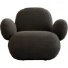 101 COPENHAGEN - Fauteuil rembourré Toe - Marron - Tissu bouclé - Desi...