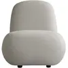 101 COPENHAGEN - Fauteuil rembourré Toe - Gris - Mousse à séchage rapi...