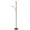 Lindby - Lampadaire 'Jost' en métal pour salon & salle à manger