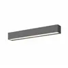 LAMPENWELT.COM Lucande, applique murale LED Lengo, 50 cm, anthracite, haut/bas, 3000 K