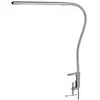 Lindby lampe à pince LED Lionard, 53 cm, nickel mat, métal