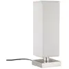 Lindby Julina - lampe de chevet en textile gris clair