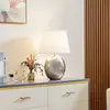 Lindby - Lampe à poser 'Florentino' en textile pour salon & salle à manger