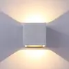 LAMPENWELT LED Applique Exterieur en béton 'Riak' pour salle de bain