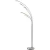 Lindby - led Lampadaire 'Anea' en métal pour salon & salle à manger