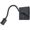 Lindby - led Applique Murale 'Mayar' en métal pour chambre à coucher