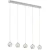 LUCANDE LED Suspension en verre 'Hayley' en verre pour salon & salle à manger