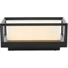 Arcchio applique murale LED Ismera, anthracite/opale, IP65, verre