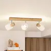 LINDBY Spot à intensité variable 'Wanessa' en bois pour salon & salle à manger