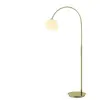 Lindby Lampadaire 'Cynthia' en verre pour salon & salle à manger