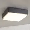 Lindby Plafonnier d'extérieur LED Nermin, 22 cm, IP65, angulaire