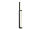 Lucande lampe sur pied LED Hylda, 123 cm, noir, aluminium