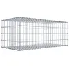 Gabion 100 cm x 40 cm x 50 cm (L x H x P), maille 5 cm x 10 cm, anneau en C