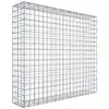 Gabiona Gabion 100 cm x 90 cm x 20 cm (L x H x P), maille 5 cm x 5 cm, anneau en C