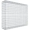 Gabion 100 cm x 80 cm x 20 cm (L x H x P), maille 5 cm x 5 cm, anneau en C
