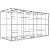 Gabion sur toile type 2 80 cm x 40 cm x 30 cm (L x H x P), maille 10 cm x 10 cm, spirale