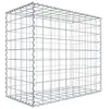 Gabion 100 cm x 90 cm x 50 cm (L x H x P), maille 10 cm x 10 cm, spirale