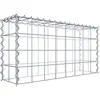 Gabion sur toile type 3 80 cm x 40 cm x 20 cm (L x H x P), maille 10 cm x 10 cm, spirale