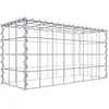 Gabion sur toile type 3 80 cm x 40 cm x 30 cm (L x H x P), maille 10 cm x 10 cm, spirale