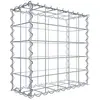 Gabion 50 cm x 50 cm x 20 cm (L x H x P), maille 10 cm x 10 cm, spirale