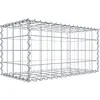 Gabion 80 cm x 40 cm x 40 cm (L x H x P), maille 10 cm x 10 cm, spirale