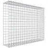 Gabion sur toile type 2 100 cm x 80 cm x 20 cm (L x H x P), maille 5 cm x 5 cm, spirale
