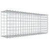 Gabiona Gabion sur toile type 2 100 cm x 40 cm x 20 cm (L x H x P), maille 5 cm x 5 cm, spirale