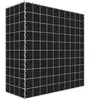 Gabiona Gabion vert avec non-tissé 100 cm x 100 cm x 40 cm (L x H x P), maille 10 cm x 10 cm, spirale