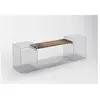 Gabiona Banc de jardin 2 gabions CUMARU MW 5 x 5 cm
