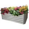Gabiona Plate-bande surélevée pour balcon et jardin 184 x 60 x 90 cm
