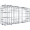 Gabiona Gabion 80 cm x 40 cm x 20 cm (L x H x P), maille 5 cm x 5 cm, anneau en C