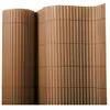 Casa Pura - Canisse Pvc Brise Vue, Marron, 150 X 500 Cm