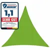 Casa Pura - Voile d'ombrage Hydrofuge Vert clair 3 x 3 x 3 m