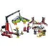 4x PLAYMOBIL Air Stuntshow Station de service Figurines 85er Set Acces...