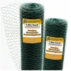 Grillage à maille hexagonale vert Aquagart - 20m x 100cm - Clôture pour petits animaux et plantes