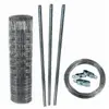AQUAGART Clôture de protection 100 m + poteaux + fil de tension