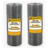 Aquagart 25m x 0,5 m grillage pour volière, grille métallique, grillage soudé, clôture en fil de fer, galvanisé à chaud