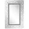 Beliani - Miroir mural argenté 60 x 90 cm PABU