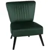 Beliani - Fauteuil en velours vert VAASA