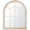 Beliani Miroir en métal beige 88x69
