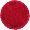 BELIANI Tapis en tissu rouge 140x140cm