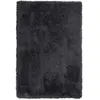 BELIANI Tapis en tissu noir 200x140cm