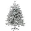 BELIANI Sapin de Noël artificiel recouvert de neige 120 cm FORAKER